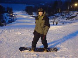 Me on  snowboard /  я на сноуборде
