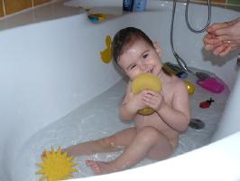 My daughter ,,Marie'' bath time