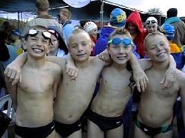 group swim meet boys