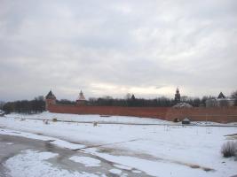 Новгород-окр Валдая зима в ноябре 2007