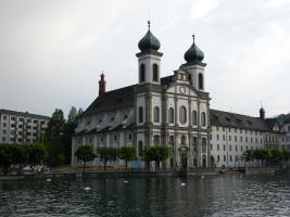 Швейцария. Люцерн. Церковь Иезуитов. (Jesuitenkirche). 2011