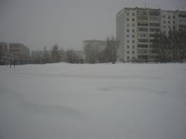 Неожиданно в конце января в Самару пришла зима