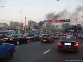Взрыв возле метро Рижская
