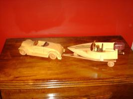 1932 roadster and boat