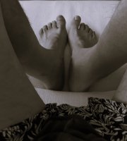 Barefoot Black and White