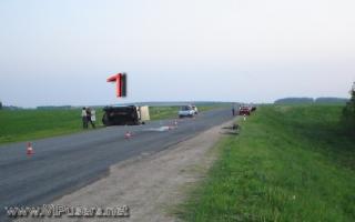 27 мая 2007 авария на Р65 Москвич VS bmv