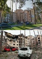 Attack on Ukraine - Before and after
