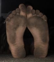13 year old boy dirty feet