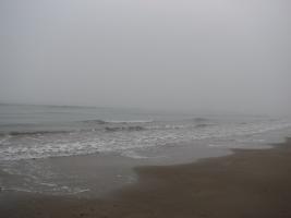 Европа-2008. Италия, море. Туманное утро