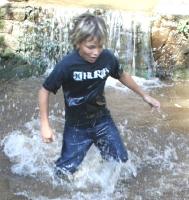 Boys have fun in wet clothes prev