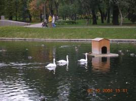 2004-10-03. Прогулка в парке Трубецких.